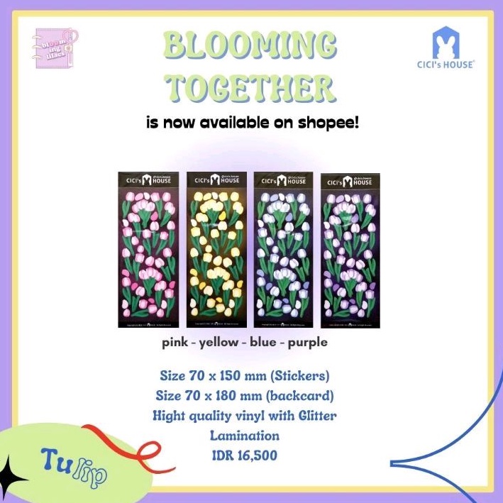 

Cici's House Tulip Deco Sticker