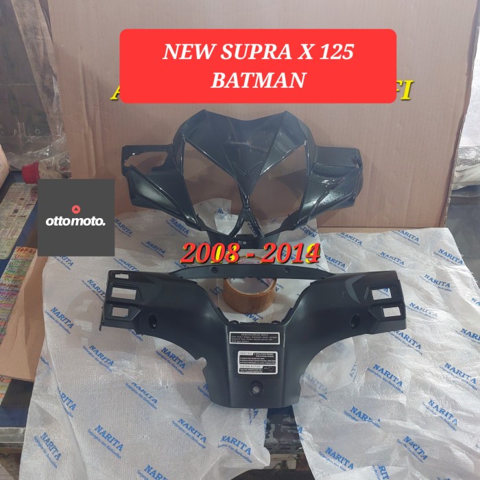 Batok Lampu Depan Cover Set Supra X 125 New Batman 2008 - 2010 Karbu