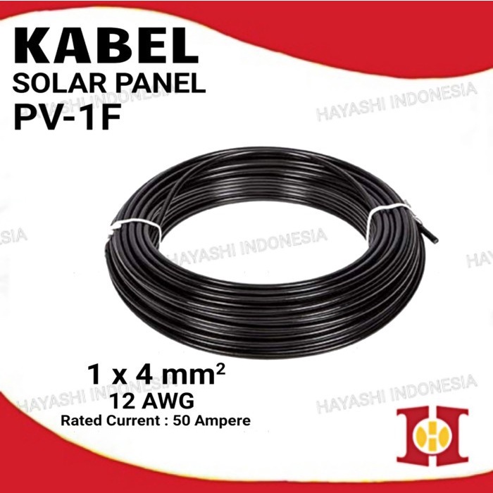 Kabel Cable Solar Cell Pengisi Daya Panel Surya PV-1F 2.5mm2 4mm2