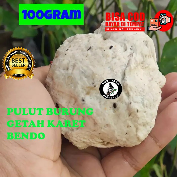 READY TERMURAH, PULUT LEM PERANGKAP TANGKAP BURUNG +- 100 GRAM 1 ONS GETAH BENDO KARET ASLI BAU LEM 