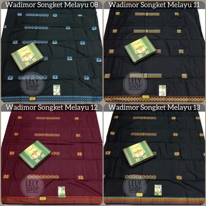 Sarung Tenun Wadimor Songket Timbul Motif BHS - 3