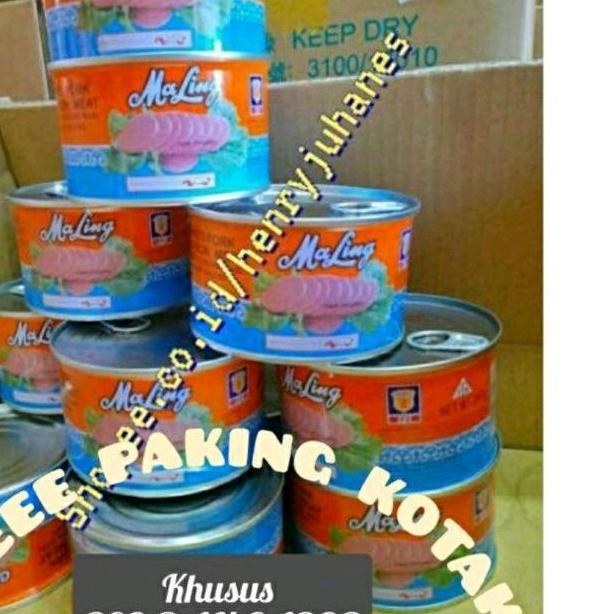 

➩ 397 MALING TTS CANNED HAM PORK LUNCHEON MEAT / maling babi / daging babi kaleng ukuran kaleng besar ♚