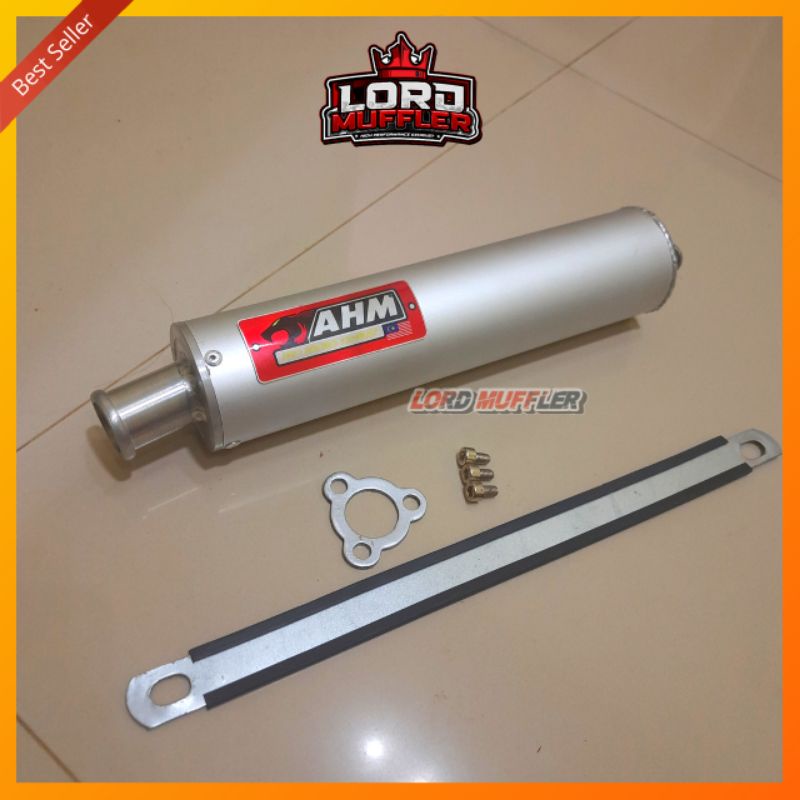 AHM Muffler box 2 stroke alumunium dop cor / AHM exhaust 2 stroke / AHM ekzos 2 stroke Muffler box