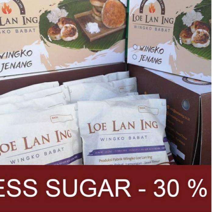 

➺ Loe Lan Ing Wingko Isi 10 Less Sugar ℗