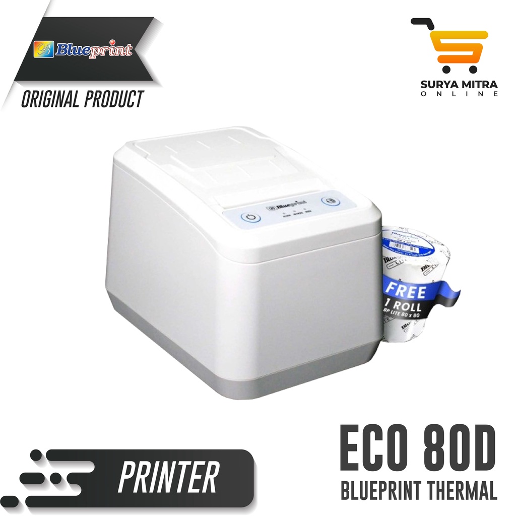 Printer Thermal Dekstop 80mm BLUEPRINT ECO80D / ECO 80D USB+ Bluetooth