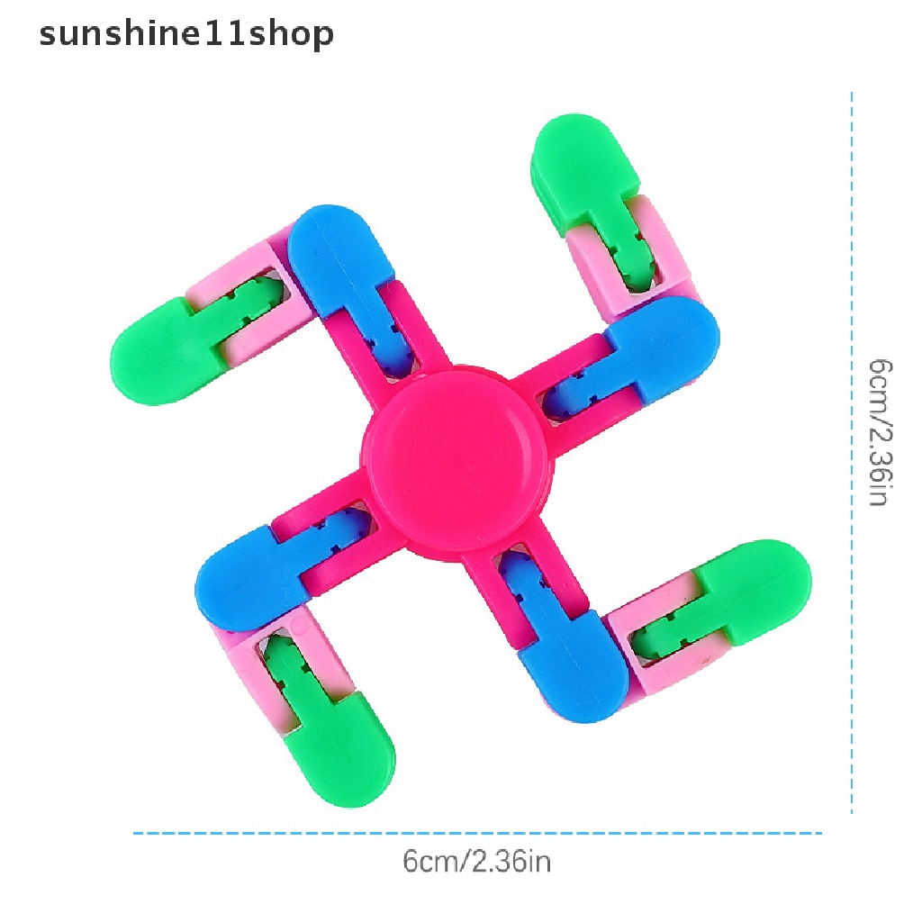 Sho Kreatif Meredakan Stres Rantai Gyro Anak Jari Interaktif Spinner Gyro Mainan Edukasi Portabel Mainan Pelatihan Otak Edukasi N