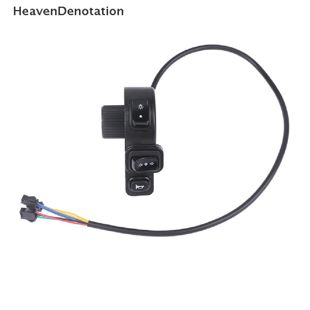 [HeavenDenotation] Saklar 3in1 Motor Sepeda Elektrik Scooter ATV Quad Lampu Sein Klakson Nyala HDV