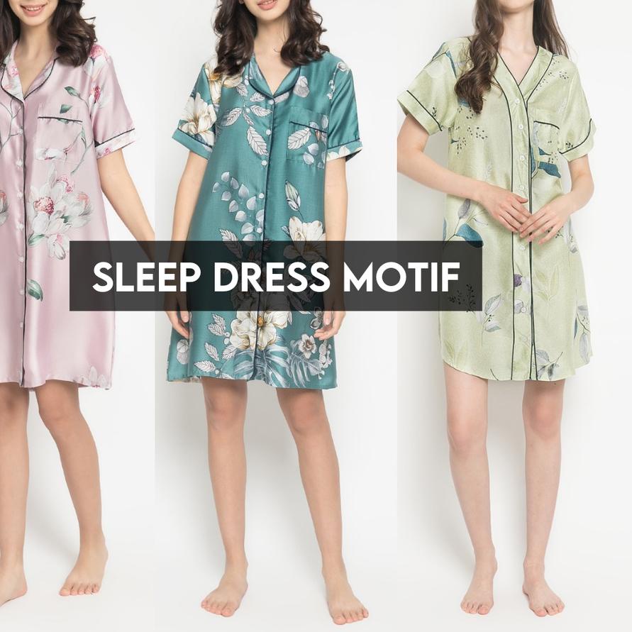 Sleep dress MOTIF ORGANIC SILK Tencel Daster