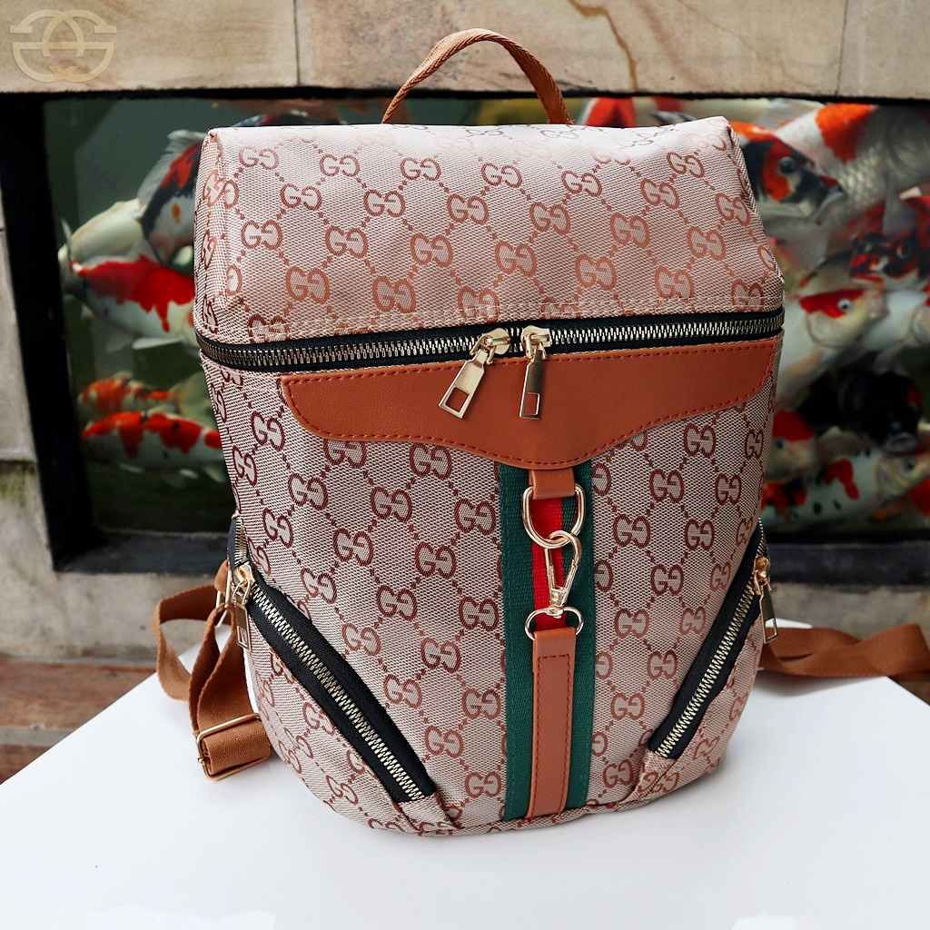 Akaci Ransel wanita Boston kanvas 04-6822 THR