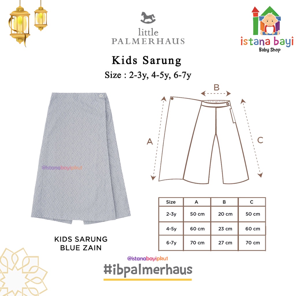 Palmerhaus Sarung Anak / Pakaian Muslim Anak /IED COLLECTION