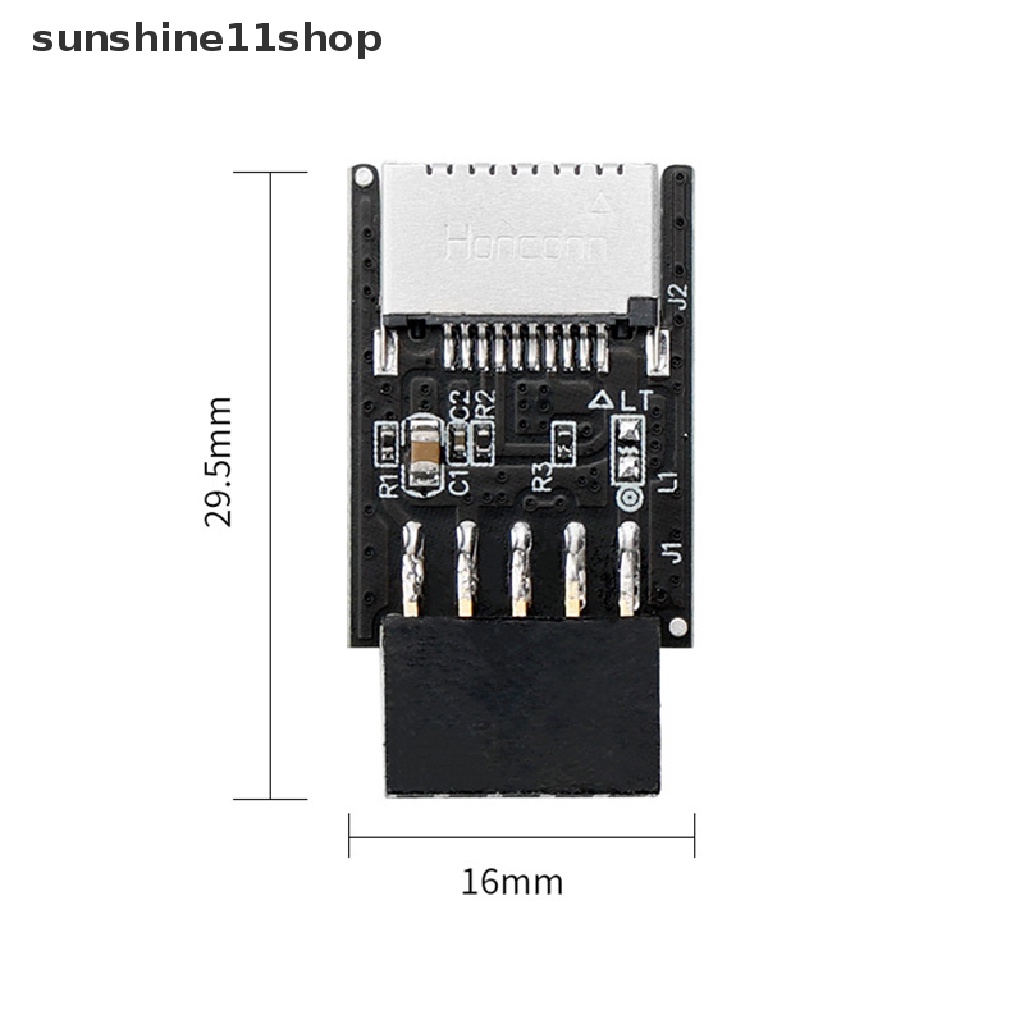 Sho Header Female 9Pin Ke Type-E Adapter Motherboard 9-pin Extension Tipe-E Ke Key-A Converter Adapter N