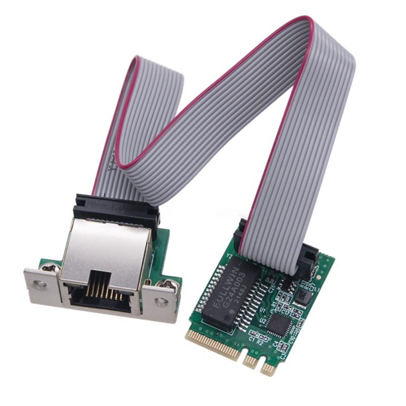 Btsg Kartu Ekspanding Mini PCIe 1x LAN Port M.2 A+E Kunci Ke RTL8111E/F Gigabits Eterna