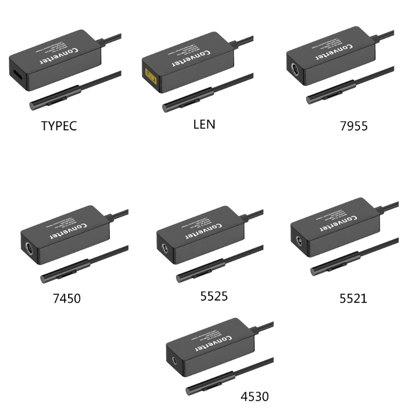 Konektor zzz DC Female Ke Surface Pro Converter Adapter Tipe-C/Konverter DC Female