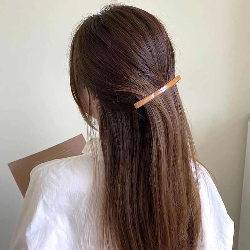 Elegant acetic acid hair clip Kepala Kepala Hiasan Kepala spring hair card ponytail Minimalis Musim Panas Perempuan