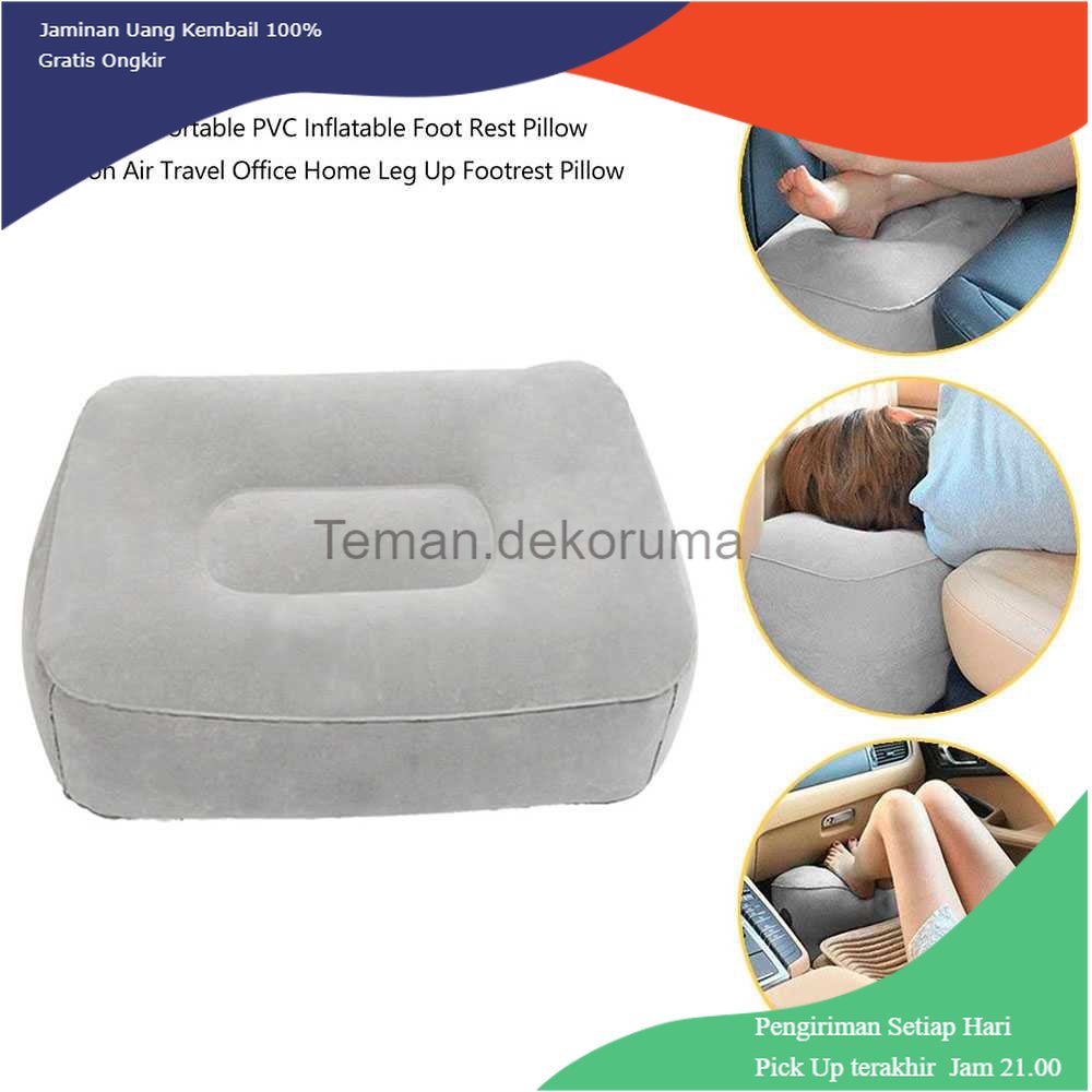 TD - DPR TaffHOME Bantal Angin Kaki PVC Inflatable Relaxing Pillow - JJ06114