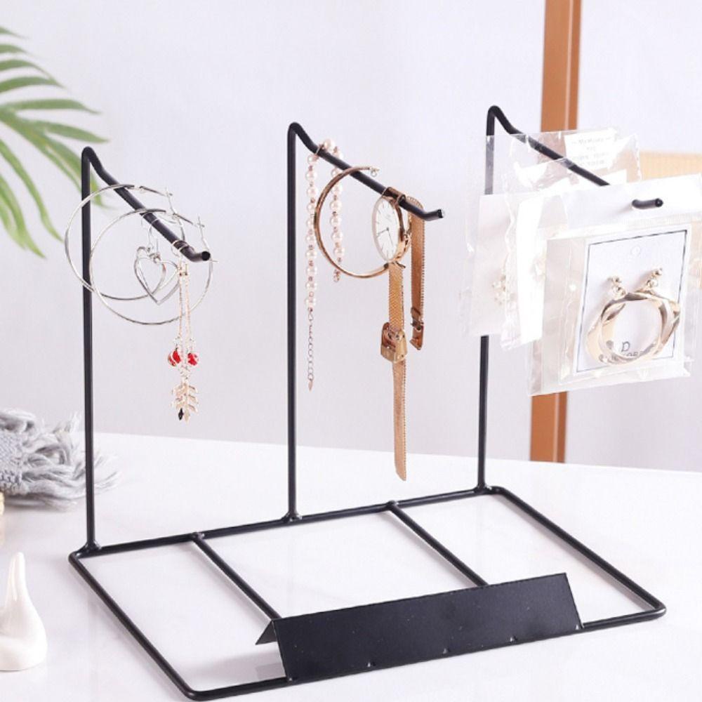 Mxbeauty Rak Display Perhiasan Sederhana Jewelry Organizer Stand Rumah Tangga Microlandscape Gantung Kalung Case