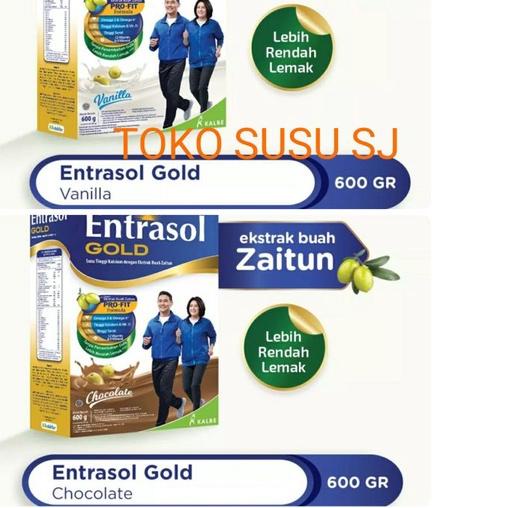 

➪ ENTRASOL GOLD VANILA COKLAT 600 gram/600gr/VANILLA/CHOCOLATE ➵