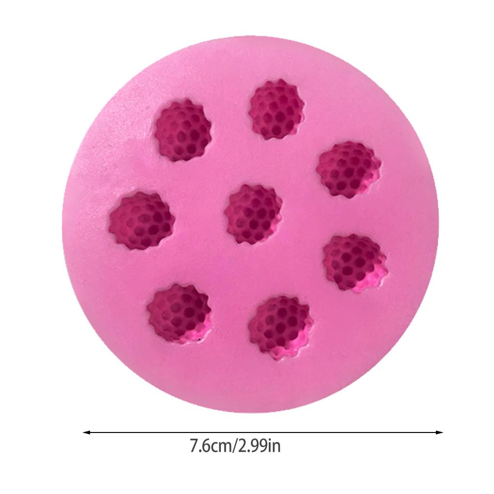 Cetakan Silikon Fondant Sugarcraft Anti Lengket Tahan Panas Kue Berry Pattern Decorating Mould Molds Alat Baking Untuk Bakery