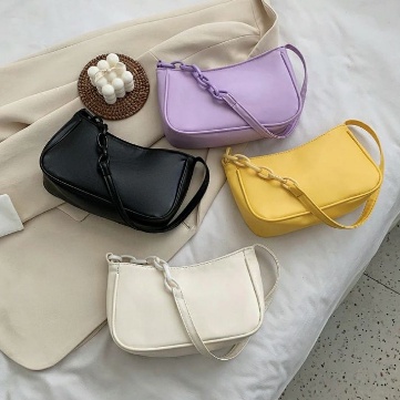 tas wanita terbaru / tas bahu wanita - ungu