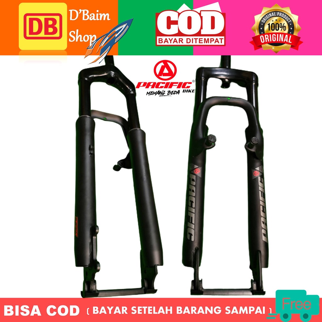 Garpu Sepeda Gunung Fork Sepeda MTB Suspensi Pacific A205 Fork Suspension MTB Fork MTB 26 dan 27,5