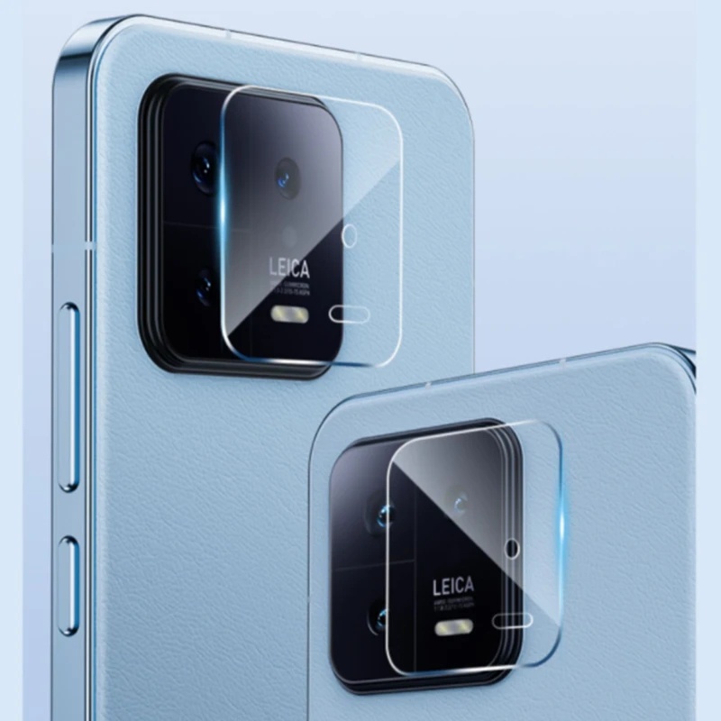 XIAOMI Stiker Pelindung Kamera Anti Pecah Tempered Glass Lens Film Kamera Belakang Film Pelindung Handphone Ultra-Tipis Anti Gores Untuk Xiaomi13/13Pro Transparan HD
