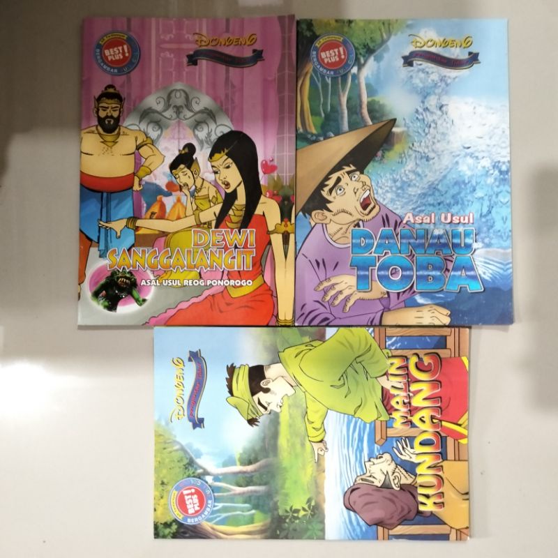 ORIGINAL BUKU DONGENG CERITA ANAK ASAL USUL DANAU TOBA MALIN KUNDANG DEWI SANGGALANGIT ASAL USUL REO