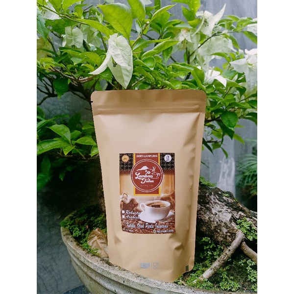 

KOPI BUBUK ROBUSTA MURNI 100% LAMPUNG LAMBAN TUHA 200 gr Rendah Lemak