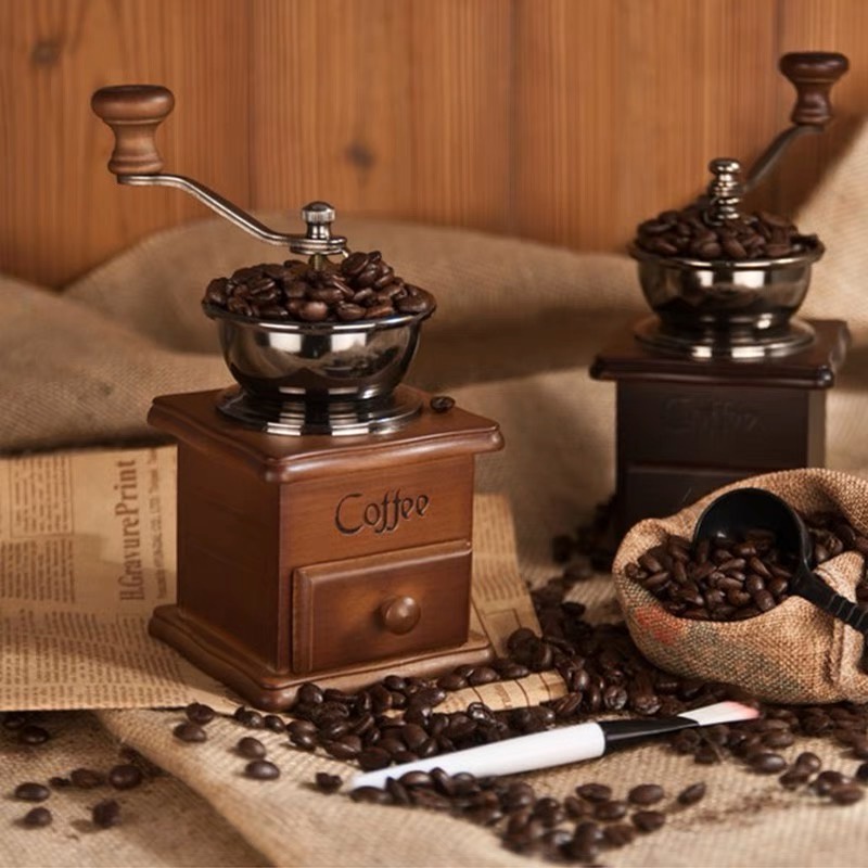 Coffee Bean Grinder / Mesin Giling Alat Penggiling Biji Kopi / Gilingan Kopi Manual Premium / Pengha