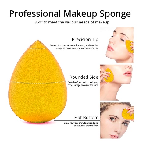 Make Up Sponge Beauty Blender Box isi 4 Pcs Spons Best Quality Spon