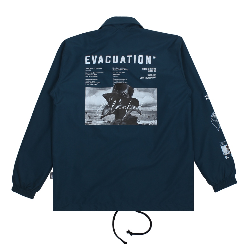 Dobujack Coach Jacket Evacuation Green Petrol