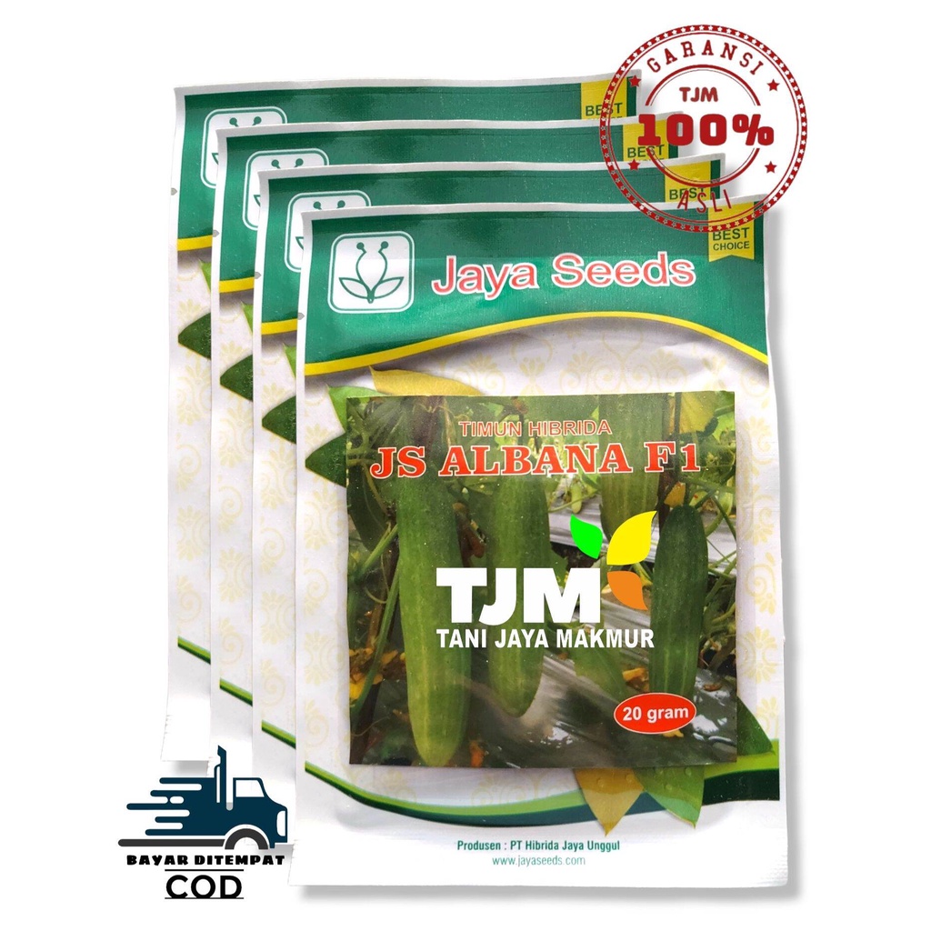 TIMUN HIBRIDA JS ALBANA F1 20 GRAM/BENIH TIMUN/BIBIT TIMUN/WULAN/Benih Biji Bibit Timun/mentimun/bon