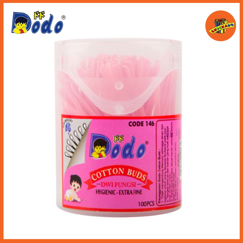 DODO Cotton Buds Dwifungsi 141 143 146 148 - Korek Telinga Bayi