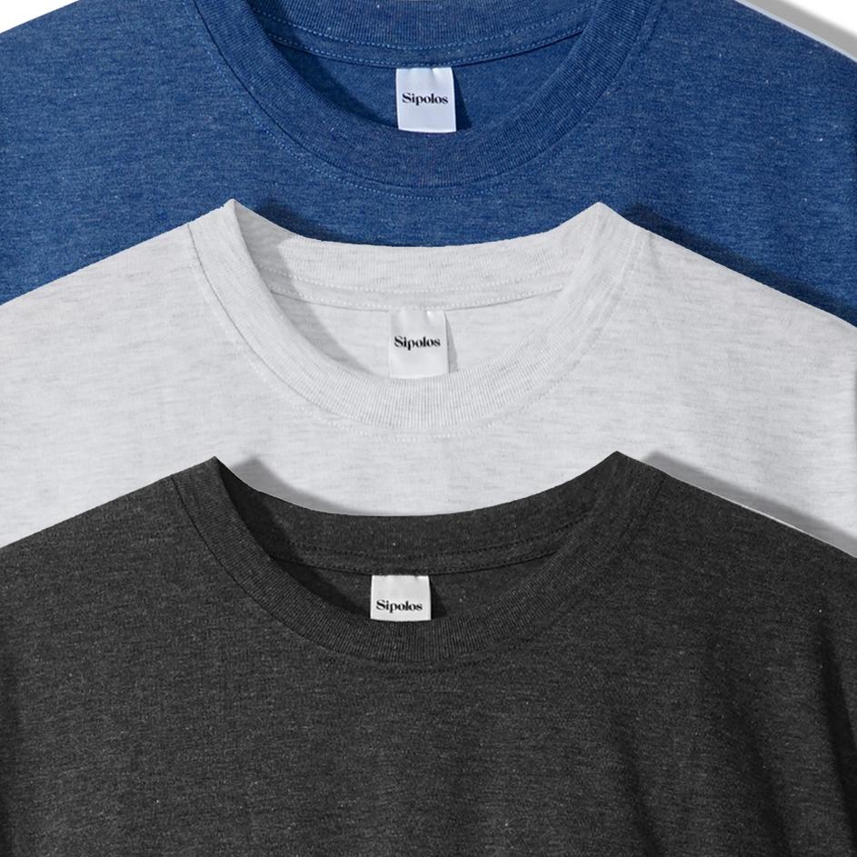 ✵ SIPOLOS Kaos Polos Twotone Cotton 30s ☆