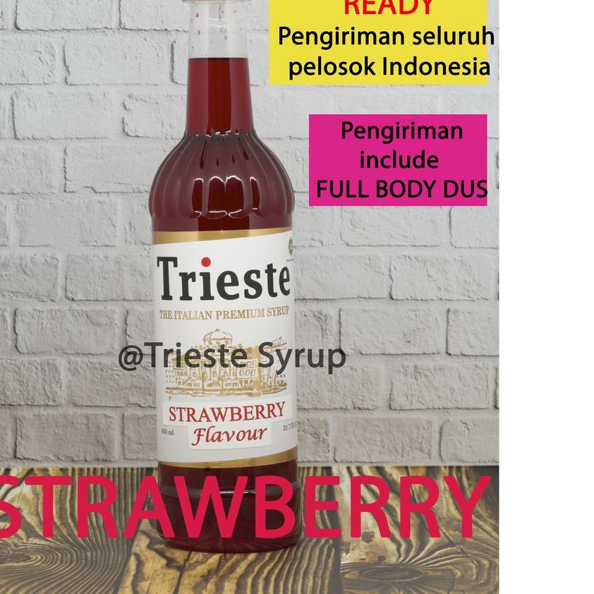 

✭ TRIESTE SYRUP STRAWBERRY ➩