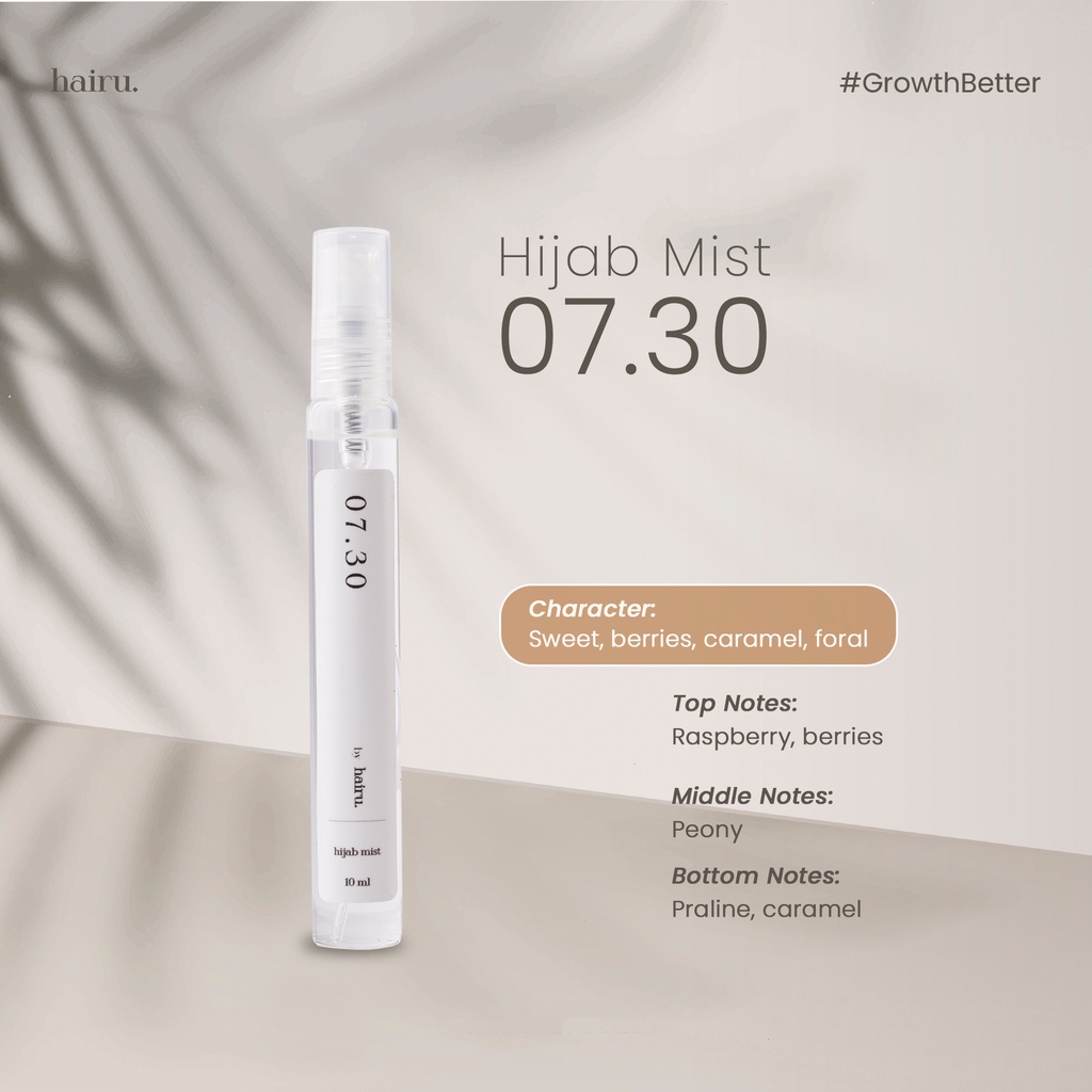 HAIRU HIJAB MIST by dr. Aghni Pewangi Parfum Hijab Pakaian Anti Bakteri