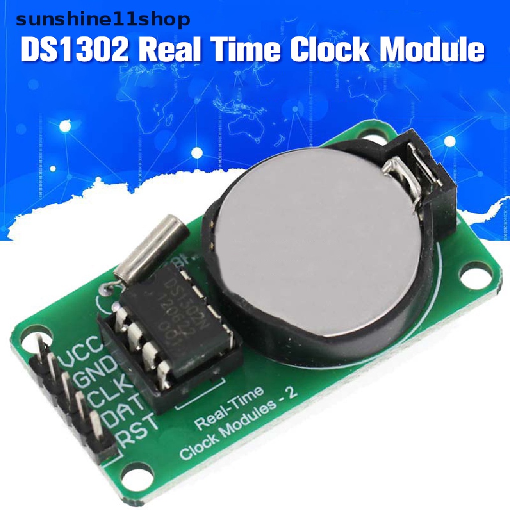 Sho DS1302 Modul Jam Real Time Dengan Untuk AVR PIC SMD CR2032 Modul Komponen Elektronik Saat Kegagalan Daya N