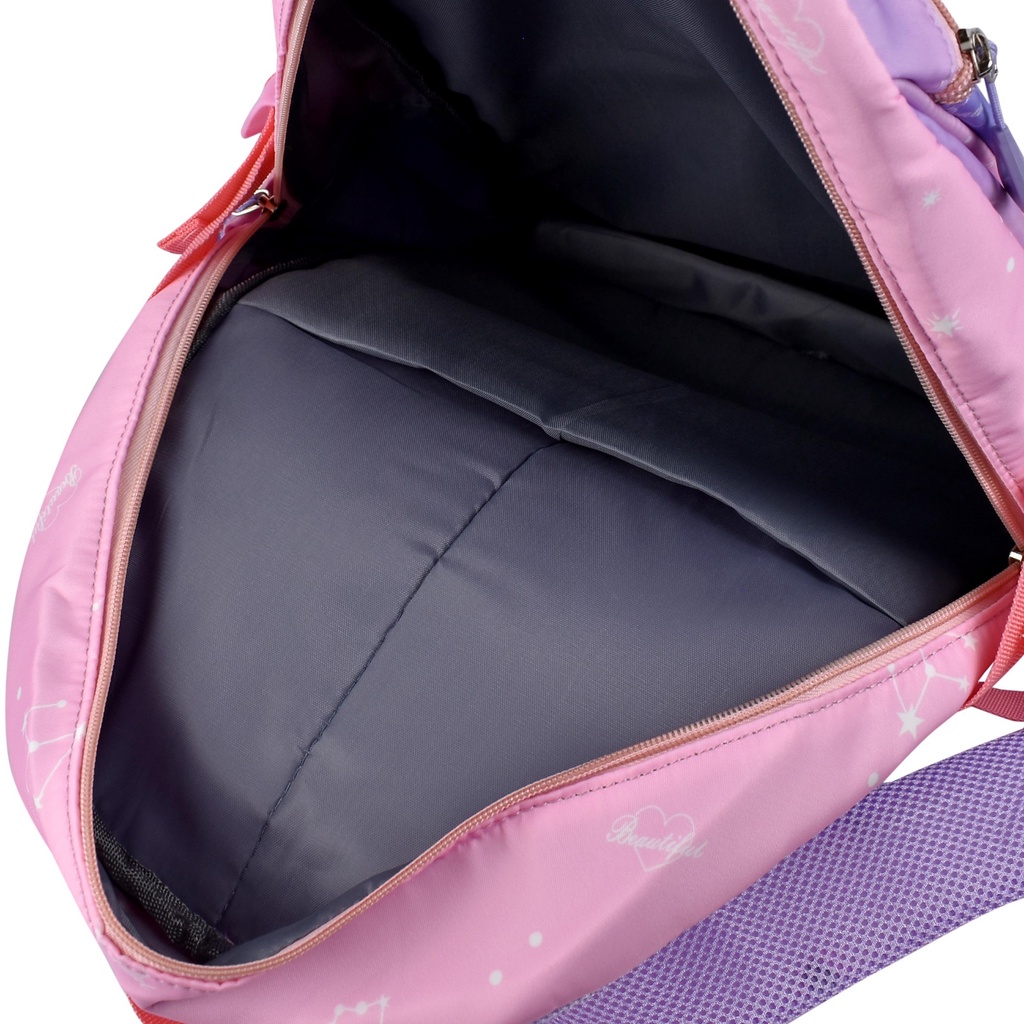 Tas Pelangi Polo Hiero 84022 Tas Ransel Sekolah Wanita Tas Anak Rainbow