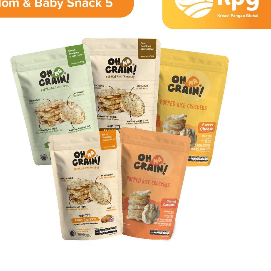 

➽ Oh Ma Grain! Mom and Baby Snack Bundling isi 5 ➣