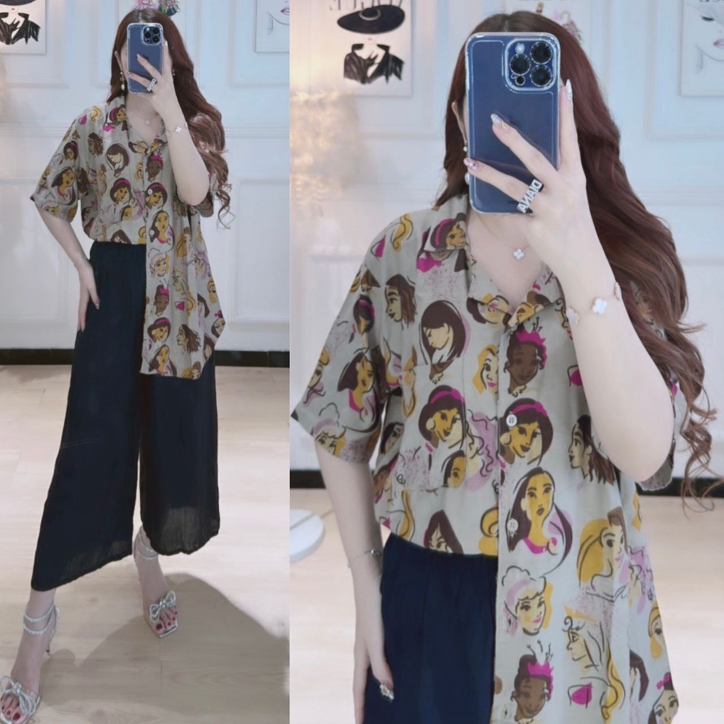 Baju Daster Setelan Stelan Set One Set Celana Panjang Pendek Arab Wanita Kekinian Premium Terbaru Vi