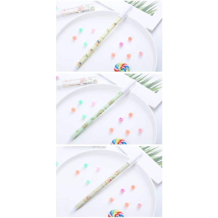 6pcs Pena Pulpen Pen Motif Alpukat GM-ST0322