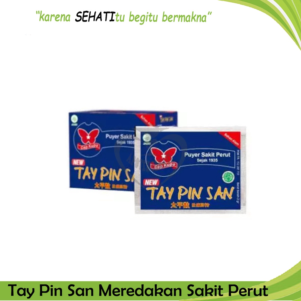 TAY PIN SAN SERBUK OBAT PUYER SAKIT PERUT PER BOX