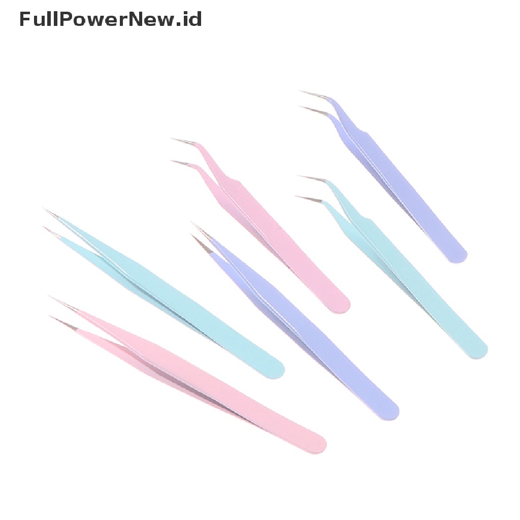 Power Eyelash Extension Alat Makeup Kepala Lurus &amp; Lengkung Anti Statis ID