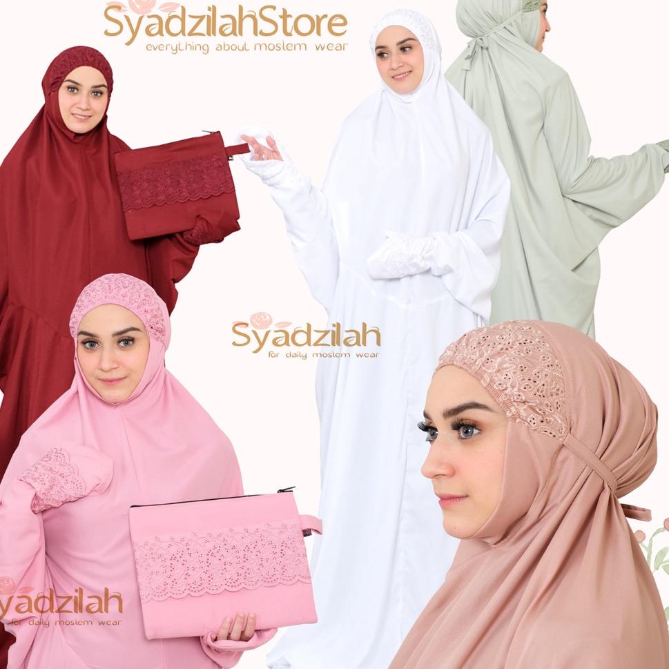 SALE SYADZILAH - Mukena Terusan Dewasa Khadijah Katun Premium