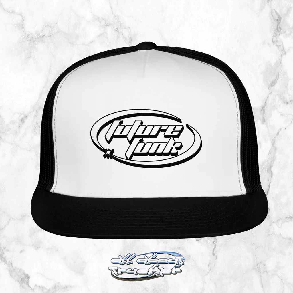 Future Funk | Flat Trucker Hat | All About Trucker