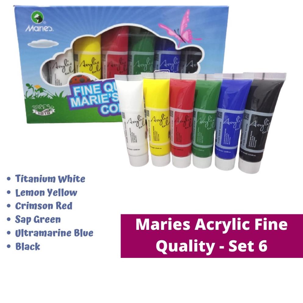 

U81 Cat Acrylic Akrilik Maries 6 Warna 81306B 30 ml PRODUK TREND ゼ