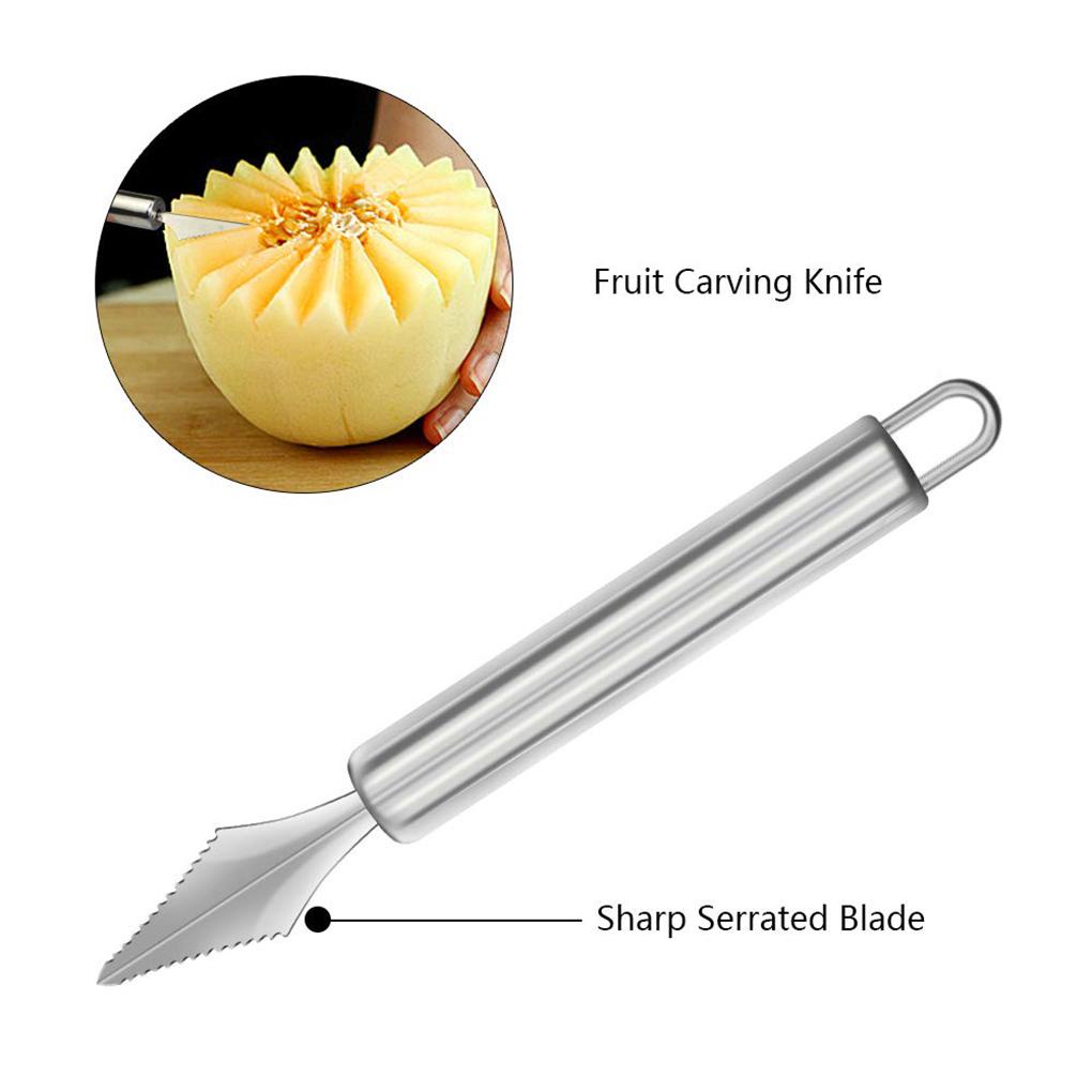 3pcs/set Bola Buah Scoop Core Remover Stainless Steel Lemon DIY Handtools Tahan Panas Peralatan Dapur Kit Perlengkapan Rumah