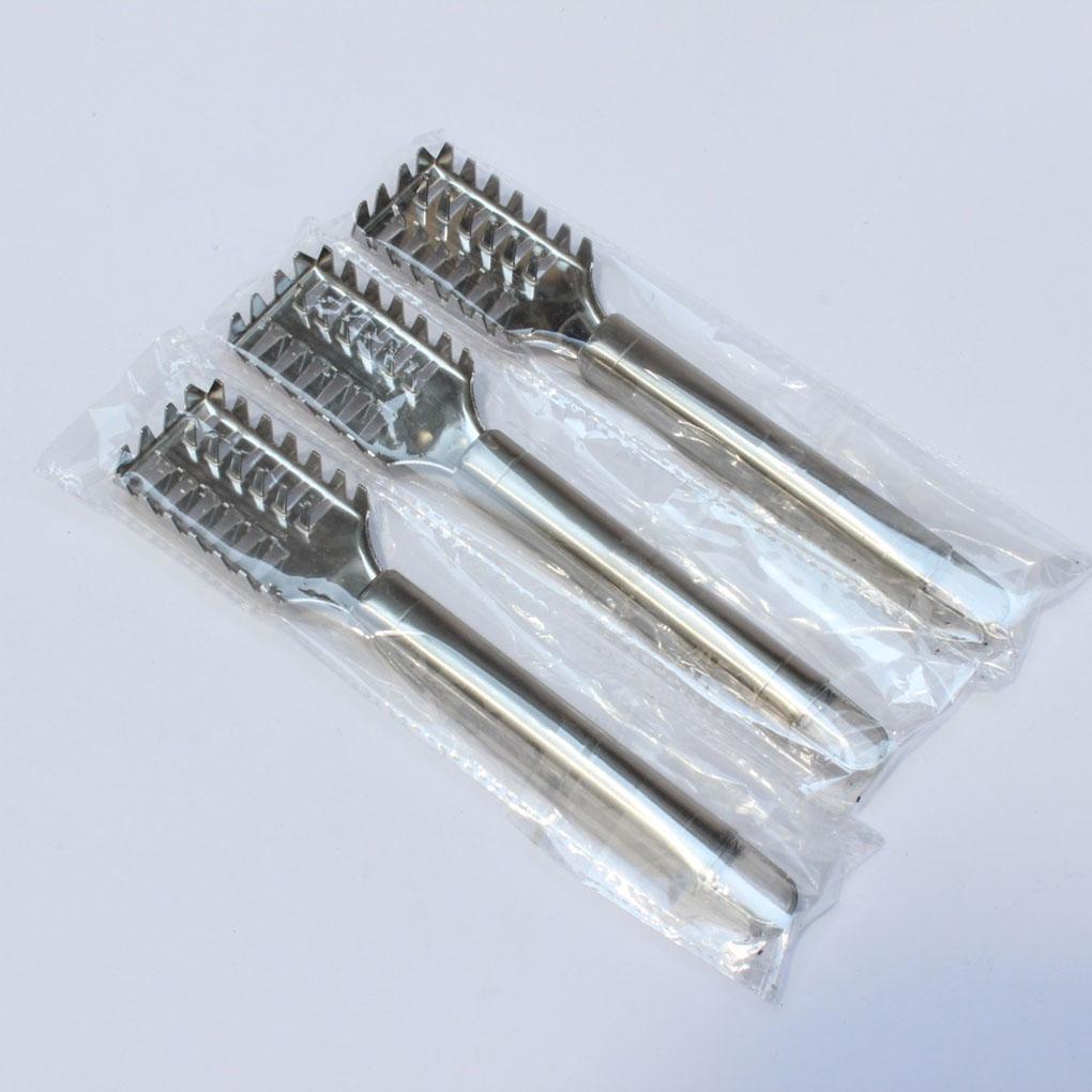 Stainless Alat Cukur Kulit Ikan Praktis Pembersih Sisik Brush Remover Tool Scraper