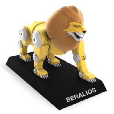 Anime Robot BERALIOS Daltanious PVC Statue Model