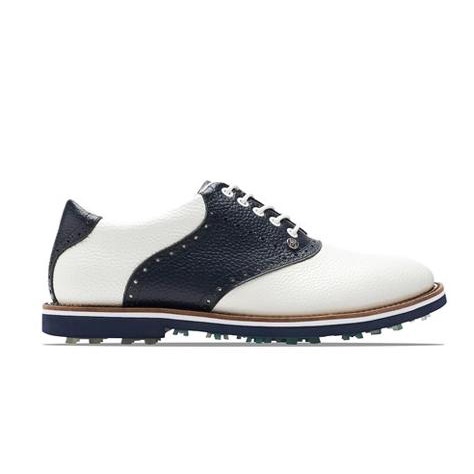 Shoes G/Fore G4Mc20Ef03 Saddle Gallivanter Spikeless (White/Navy)