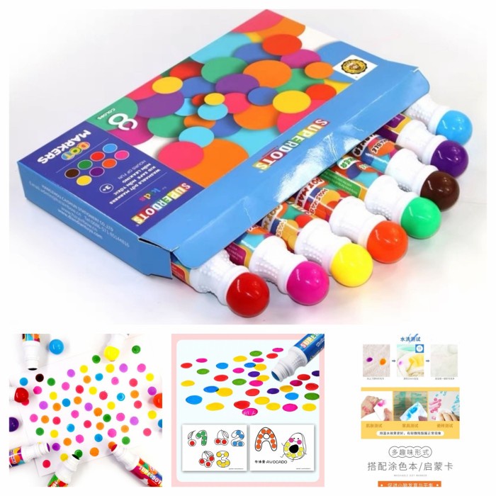 

Terlaris Dot Painting Marker - Spidol Bulat